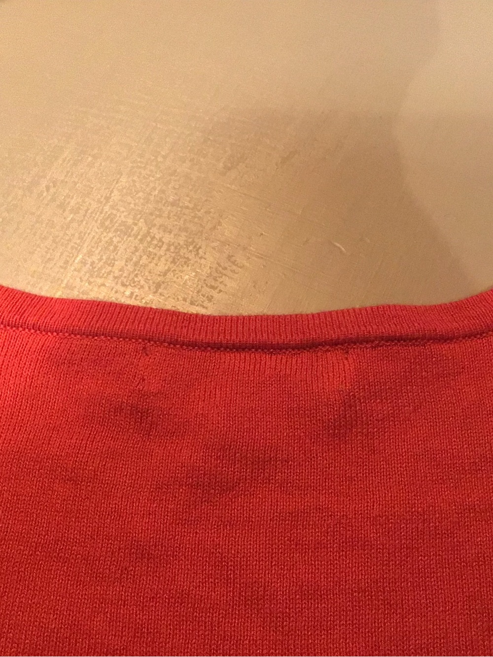 Banana Republic Scoop Neck Tee in Coral Red - Picture 12 of 14